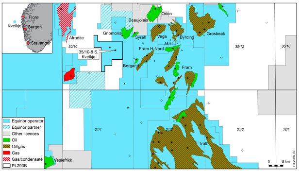 New oil and gas discovery by the North Sea Troll and Fram area ...